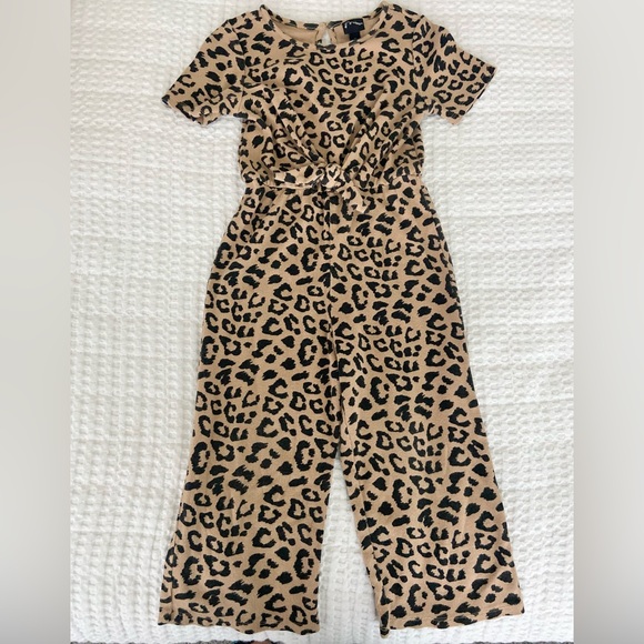 Art Class toddler girl’s leopard jumpsuit 4T - Picture 1 of 3